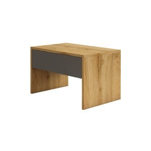 Noptiera Pedro, 1 Sertar, Stejar Wotan/Antracit, 53 x 35 x 33 cm