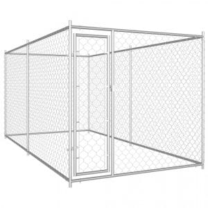 Padoc pentru câini de exterior, 382 x 192 x 185 cm