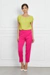 Pantaloni Daniela fucsia office