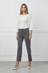 Pantaloni LaDonna gri office
