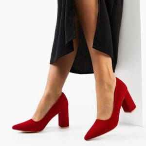 Pantofi dama Alec Rosii 2