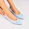 Pantofi dama casual Albastri din Piele Ecologica Olivea