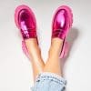 Pantofi dama casual Fucsia din Piele Ecologica Lacuita Lyndon
