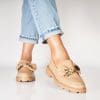 Pantofi dama casual Kaki din Piele Ecologica Sheza