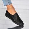 Pantofi dama casual Negri din Piele Ecologica Annette A33