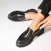 Pantofi dama casual Negri din Piele Ecologica Kiyomi