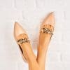 Pantofi dama casual Roz din Piele Ecologica Prishita