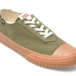 Pantofi CAMPER kaki, K100674, din material textil