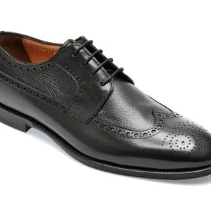 Pantofi EPICA negri, 63601, din piele naturala