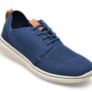 Pantofi sport CLARKS bleumarin, STEP URBAN MIX-T, din material textil