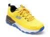 Pantofi sport SKECHERS galbeni, MAX PROTECT, din material textil