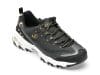 Pantofi sport SKECHERS negri, D LITES, din piele ecologica