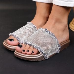 Papuci aurii negri Julfina