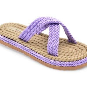 Papuci IMAGE mov, 2021, din material textil