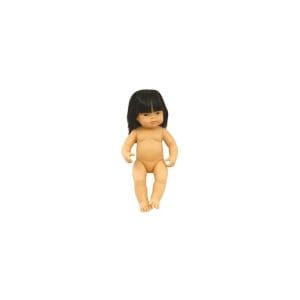 Păpușă bebeluș asiatic – fată 38 cm