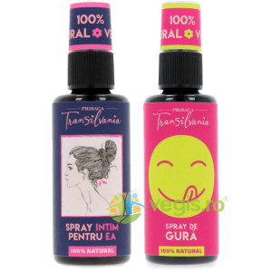 Pachet Spray Intim Natural pentru EA 50ml + Spray de Gura Natural 50ml