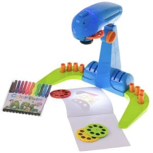 Proiector desen pentru copii, NYTRO, 32 Imagini, 12 Markere, Carte de Desen, Inaltime Reglabila