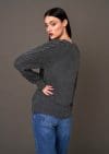 Pulover Sensa Grey scurt gri DRGPV0006 Dargen
