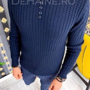 Pulover barbati bleumarin slim fit ZR A2891 102-2