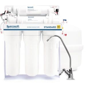 Purificator apa cu osmoza inversa Ecosoft cu mineralizare in 5 trepte si pompa booster