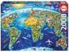 Puzzle – Atracții turistice ale lumii, 2000 de piese