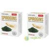 Pachet Spirogins – Spirulina si Ginseng 30cps+30cps
