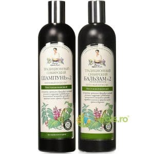 Sampon + Balsam Siberian nr. 2 Regenerant cu Extract de Propolis si Mesteacan 550ml + 550ml