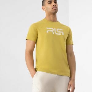 Tricou regular din bumbac PIMA pentru bărbați 4F x RL9