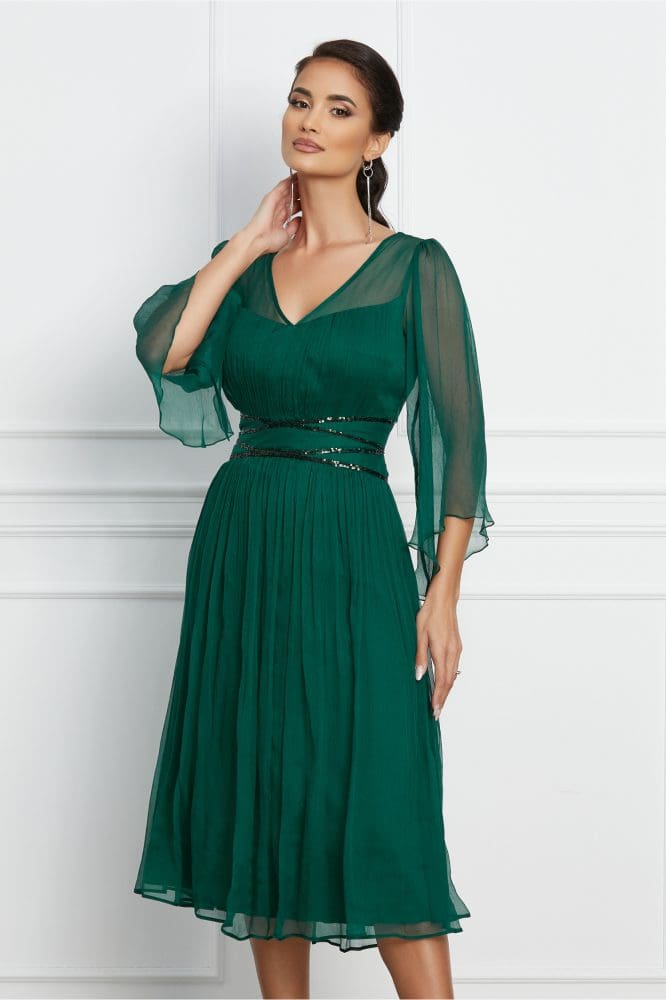 rochie-leornard-collection-verde-inchis-din-matase-cu-paiete-in-talie-1161140-938336-4