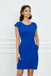 Rochie Mara albastra cu buzunare