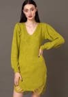 Rochie Ramira Green scurta verde DRGR0098 Dargen