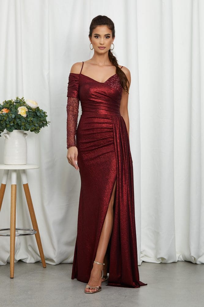 rochie_lunga_de_ocazie_bordo_cu_o_maneca_3_