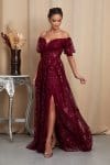 Rochie Bellona Bordo