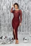 Rochie Fancy Bordo