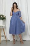 Rochie Rosalinda Albastra