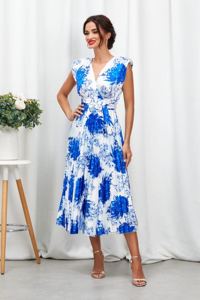 rochie_midi_eleganta_cu_pliuri_si_imprimeu_floral_albastru_3_