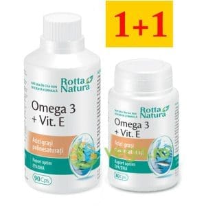 Omega 3 + Vitamina E 90cps+30cps