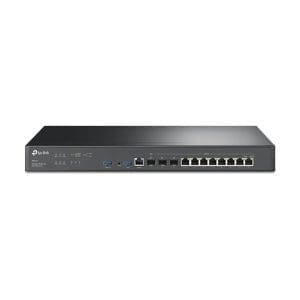Router 8 porturi TP-Link Omada ER8411, 10G, management centralizat, 10 Gbps, 3 SFP, sursa dubla de alimentare