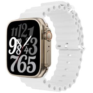 Ceas smartwatch NYTRO S8 Ultra Max, 49mm Touchscreen, Senzori Monitorizare, Functie Telefon, White