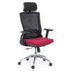 Scaun ergonomic cu brate reglabile SYYT 9504 rosu
