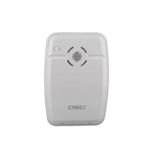 Sirena wireless de interior DSC WT4901, 85 dB, RF 300 m, 1 an autonomie