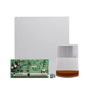 Kit alarma antiefractie DSC KIT 1832 SIR, 4 partitii, 8-32 zone, 72 utilizatori