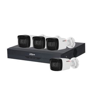 Sistem supraveghere exterior basic Acvil B4EXT80-2MP-V3, 4 camere, 2 MP, IR 80 m, POS, IoT