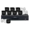 Sistem supraveghere exterior basic Acvil B8EXT80-5MP-V2, 8 camere, 5 MP, IR 80 m, IoT