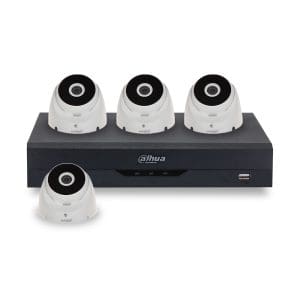 Sistem supraveghere interior basic Dahua DH-4INT20-2MP, 4 camere, 2 MP, IR 20 m, 2.8 mm, POS, IoT