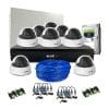 Sistem supraveghere interior complet Acvil Pro ACV-C8INT20-2MP, 8 camere, 2 MP, IR 20 m, 3.6 mm, audio prin coaxial