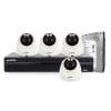 Sistem supraveghere IP interior Acvil Full Color ACV-FC-M4INT-2M-A-IP, 4 camere, 2 MP, lumina alba 30 m, 2.8 mm, slot card, microfon + HDD 1 TB