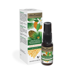 Spray de gat cu propolis, ulei de pin, salvie si portocala 20ml