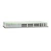 Switch cu 24 porturi Allied Telesis AT-FS750/28PS-50, 12.8 Gbps, 9.5 Mpps, 8.000 MAC, 2 porturi SFP combo, 1U, PoE, cu management