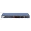 Switch cu 24 porturi Hikvision DS-3E1326P-EI, 8.8 Gbps, 6.5472 Mpps, 16.000 MAC, PoE, cu management